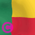 Benin Landesflagge Elgato Streamdeck und Loupedeck animierte GIF Symbole Tastenschaltfläche Hintergrundbild